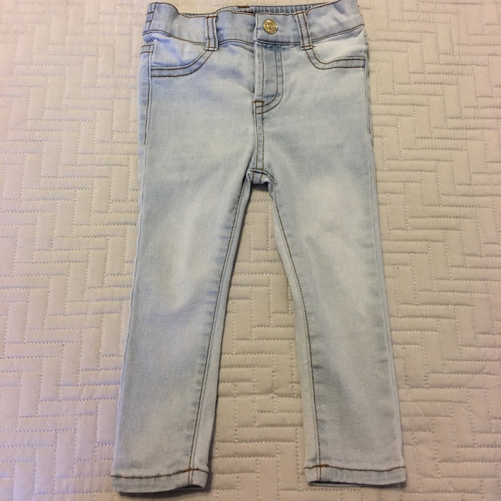 7 For All Mankind Lightwash Skinny Jeans